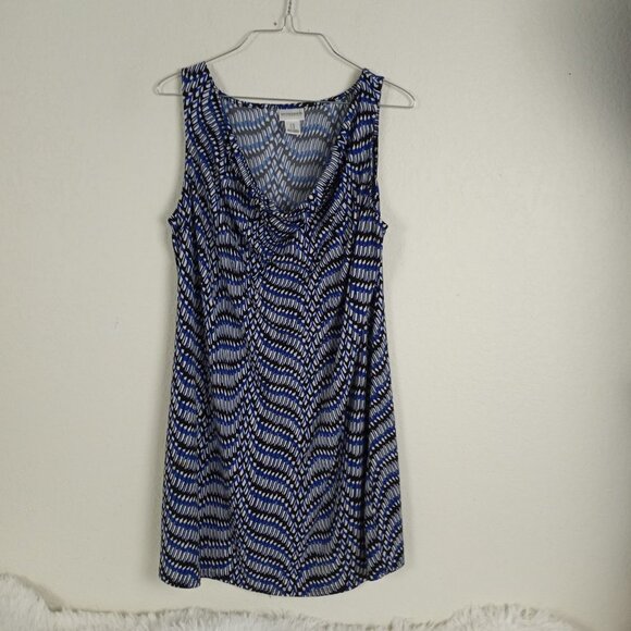Motherhood Maternity Sleeveless Tunic Blouse Career Drape Neck M - Picture 4 of 6